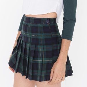 American Apparel Plaid Tennis Skirt